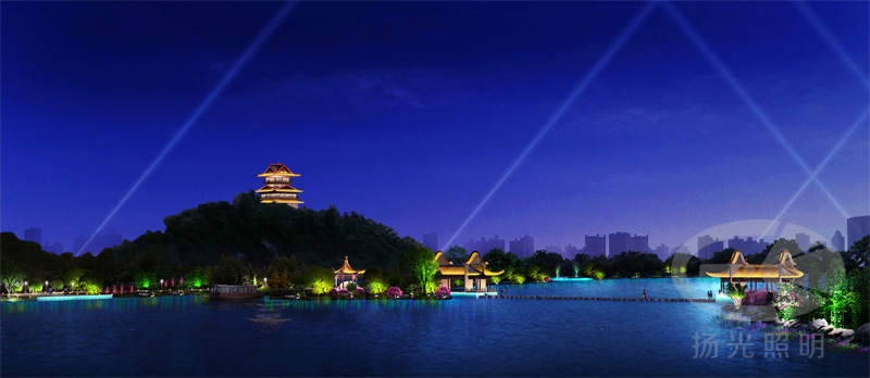 公園景觀燈光設計效果（guǒ）圖