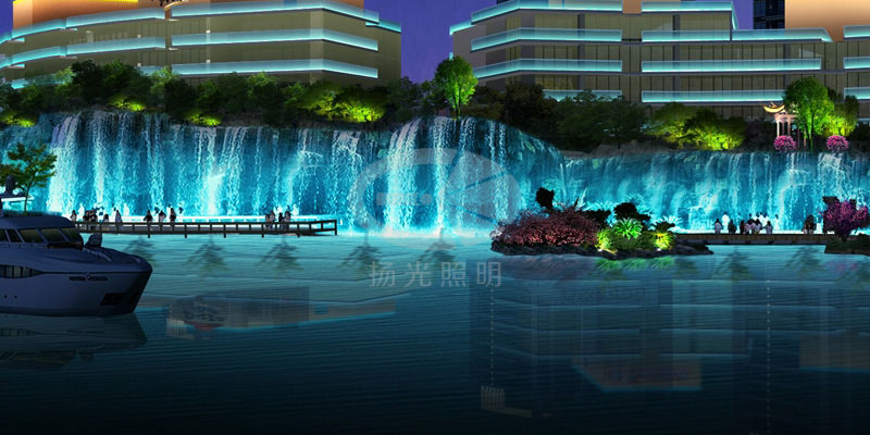 城市夜景（jǐng）照明設計效（xiào）果圖一