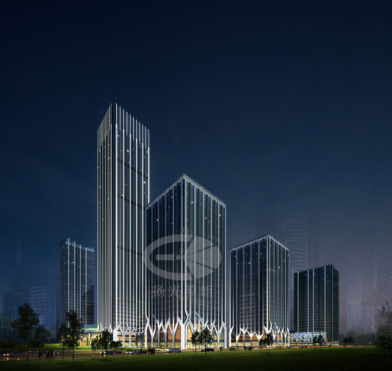 建築外立麵照明設計效果圖二（èr）