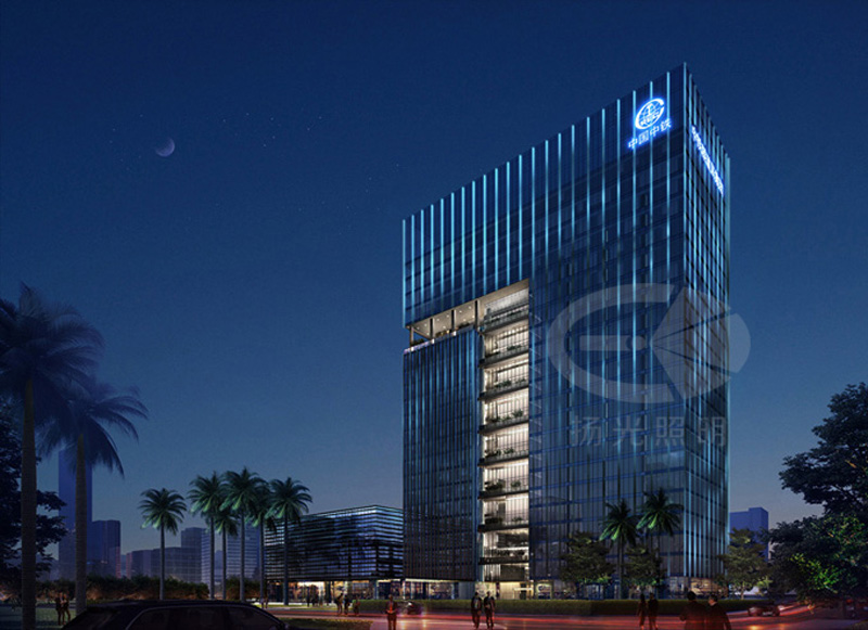 建（jiàn）築外立麵夜景照明設計效果圖