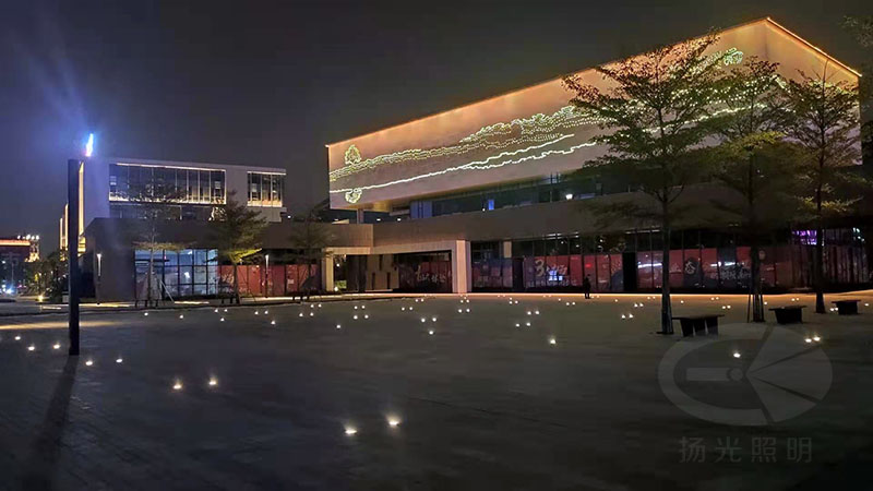 產業園景觀照明工程夜景圖（tú）