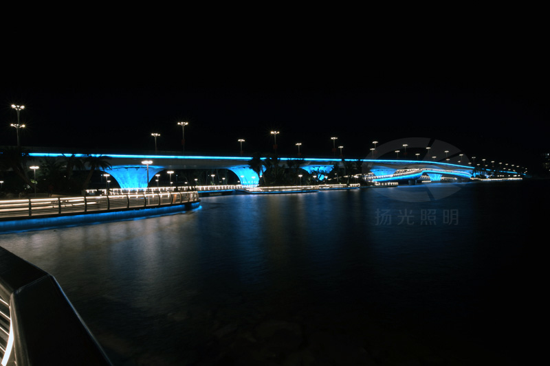 橋梁景（jǐng）觀照明夜（yè）景圖